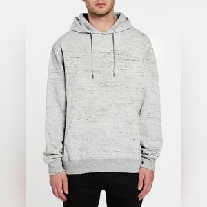 NWT Volcom FOREMAN PULLOVER FLEECE HOODIE - STORM Mens Small